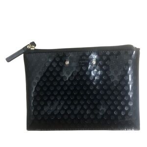 Kate spade black cosmetic bag of clutch pouch